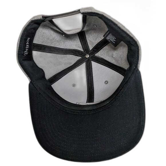 Brixton Hat Cap Snapback Brxtn Mfg Co Supply Adjustable Classic Logo Gray Black - Picture 7 of 10